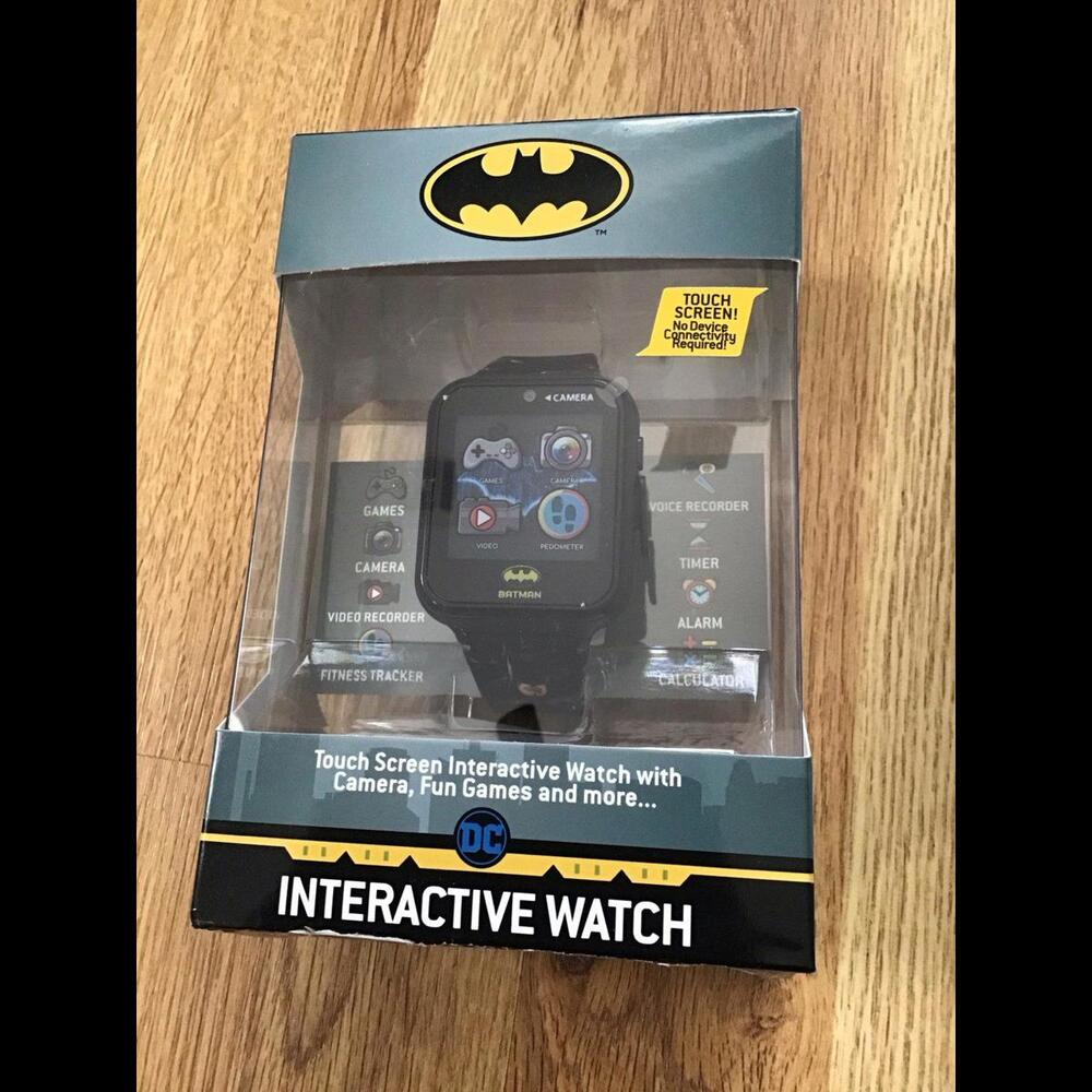 Batman interactive watch, touchscreen from jcpenny, new, dc comics